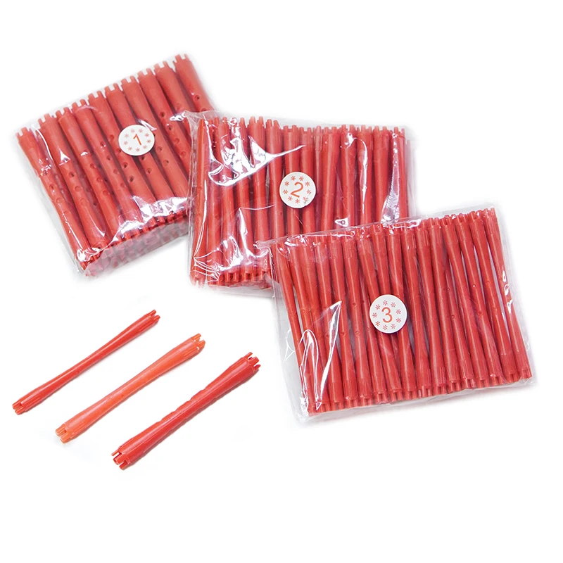30pcs/lot Men's Small Hair Perm Bars Extra Mini Cold Perm Rods Salon Home DIY Curly Wavy Hollow Flexi Rod Hairstyle Tool UN660 hair styling tool hair curling tools