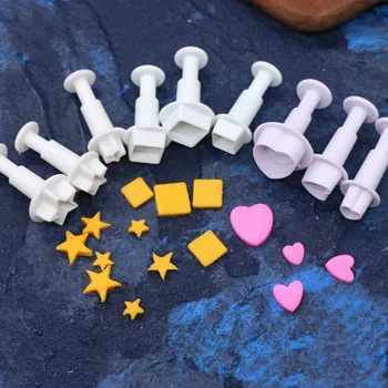 

3Pcs/Set Cake Decorating Tools Hydrangea Fondant Decorating Sugar Craft Plunger Cutter Flower Blossom Mold