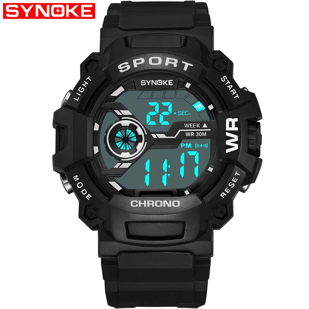 

SYNOKE Students Electronic Watch Outdoor Sports Waterproof Multi-functional Night Light Fashion & Sports Watch Currently Availab