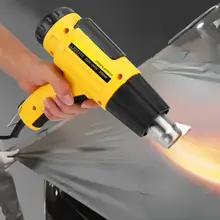 Тепловой пистолет электрический пистолет горячего воздуха ЖК-дисплей ручной регулировки температуры 2000 Вт ЕС штекер 220-240 В пневматические инструменты