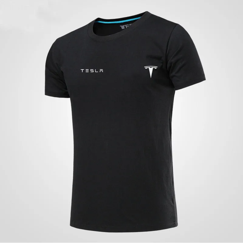 Бренд Tesla T футболка Homme Лето хлопок короткий рукав Мужская футболка Homme - Цвет: 5