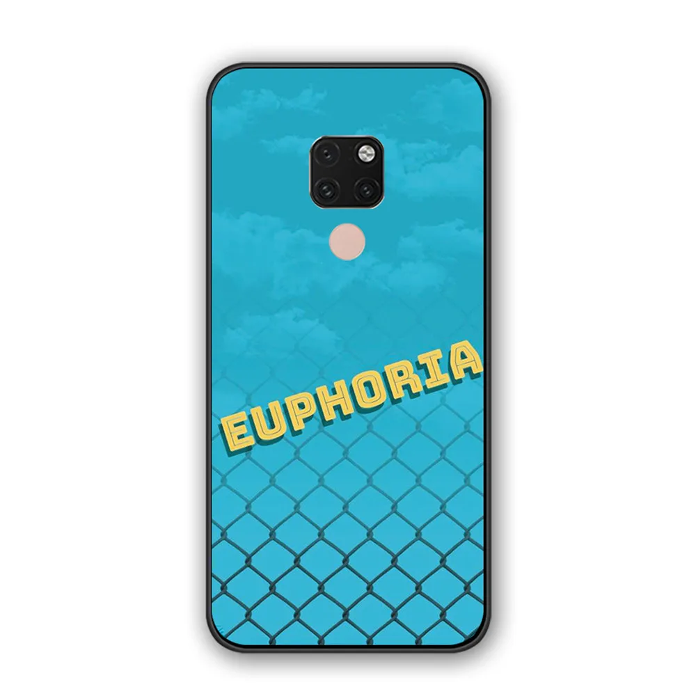 Мягкий чехол из ТПУ для huawei P30 P20 Pro P9 P10 Plus, американские ТВ-серии Euphoria, чехлы для телефонов huawei MATE 10 20 30 Lite