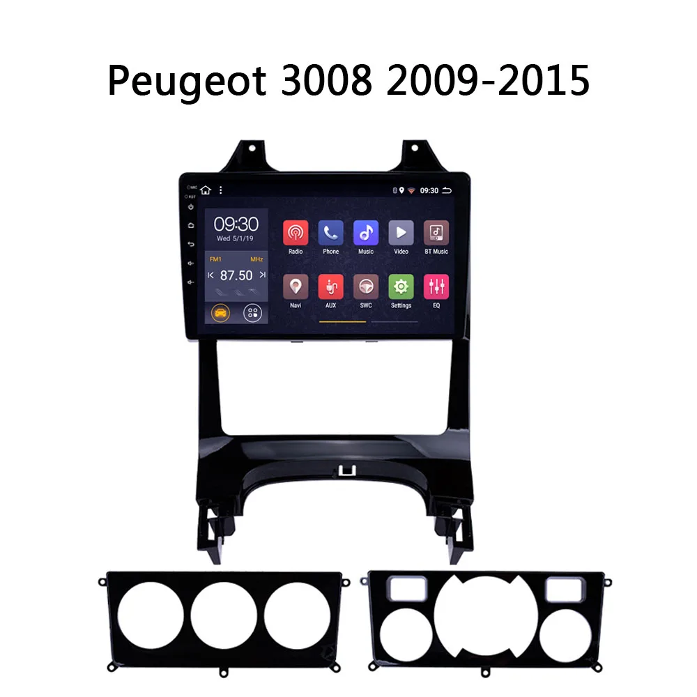 Автомагнитола 1 din с android для Peugeot 3008 мультимедийный проигрыватель 2009 2011 2012 2015 2 32 ГБ