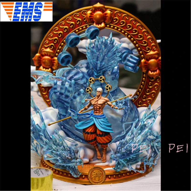 ONE PIECE Sky Piea Enel FullLength Portrait Thunder God Resin Statue