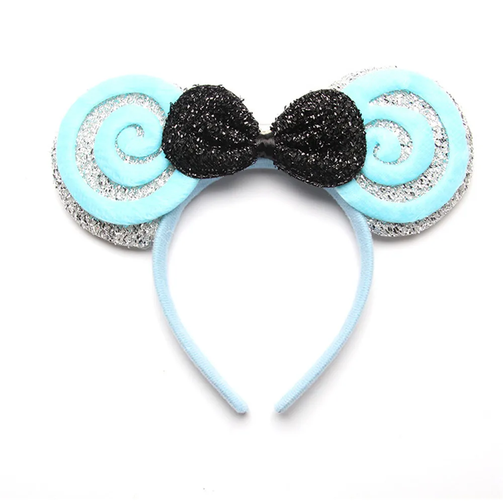 ABDO Hot Sale Big Bow Sequins Children's Hairband Mouse Ears Kids Hairbands For Girls Headwear Photo Shoot Girl Hair Accessories Baby Accessories Baby Accessories