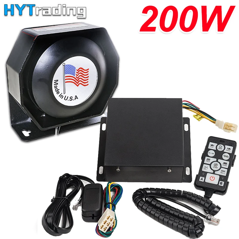 Экстренное предупреждение автомобильные звуковые сигналы супер громкая сирена