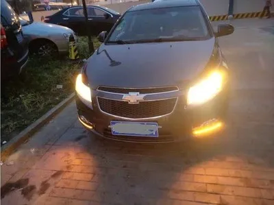 ECAHAYAKU Светодиодный дневной ходовой светильник DRL для Chevrolet Cruze 2009 2010 2011 2012 противотуманный Дневной светильник с указателем поворота затемненный светильник 2 шт