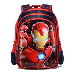 Рюкзак для мальчиков с человеком-пауком, капитаном Америкой, Детский рюкзак для детского сада, школьная сумка, рюкзак для девочек, школьные
