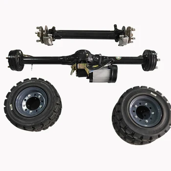 

Customized Electric four-wheel vehicle one-piece rear axle assembly complete accessories refit military games float chassis acce