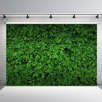 

Spring Green Leaves Wall Photography Background Abstract Adults Portrait Photoshoot Photocall Photozone Backdrop Prop