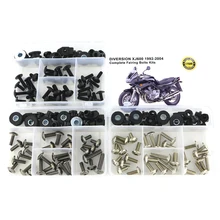 Fit For Yamaha DIVERSION XJ600 1992 2004 Motorcycle Complete Full Fairing Bolts Kit Screws Steel Clips Speed Nuts Covering Bolts