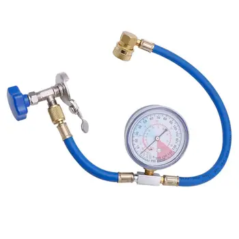 

R134A Air Conditioning Recharge Measuring Hose Gauge Valve Refrigerant Pipe Auto Car Air-conditioning Accessories