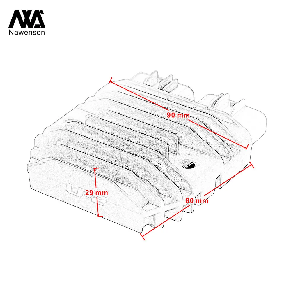 Выпрямитель мотоциклетный регулятор напряжения для Honda TRX500FE TRX500FM TRX500FA 05-14 для Kawasaki ZX-14R для NINJA ZX14R 12-13