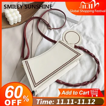 

2020 Brand Designer PU Leather Crossbody Bags For Women 2020 Fashion Flap Baguette Shoulder Bag Lady Luxury Small Handbag Black