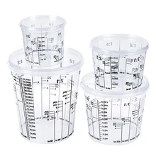

Special Paint Scale Cup (385ML/750ML/1400ML/2300ML) Paint Cup Measuring Cup Paint Tank SURER CUP With Cover