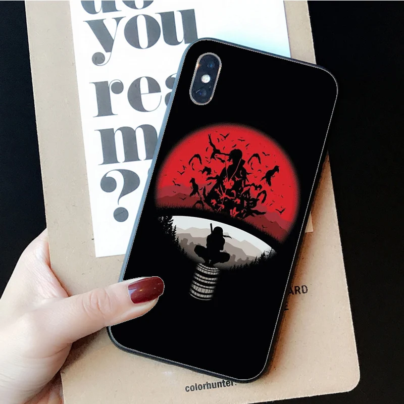 A10 MaiYaCa Аниме Наруто Итачи DIY красивые аксессуары для телефонов Чехол для iPhone 5 5Sx 6 7 7plus 8 8Plus X XS MAX XR 11pro max - Цвет: A10