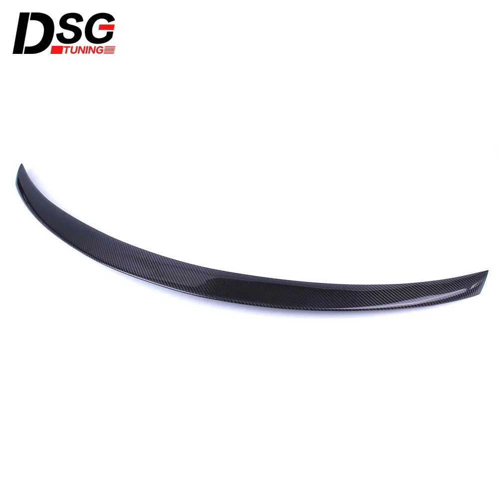 Углеродное волокно авто задний спойлер багажника крыло для Infiniti Q60-IN - Цвет: gloss black