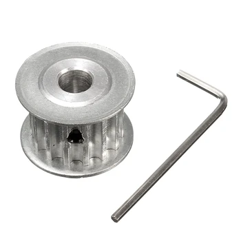 

Aluminum Timing Belt Pulley 15 Teeth 8mm Bore 16mm Width Stepper Motor