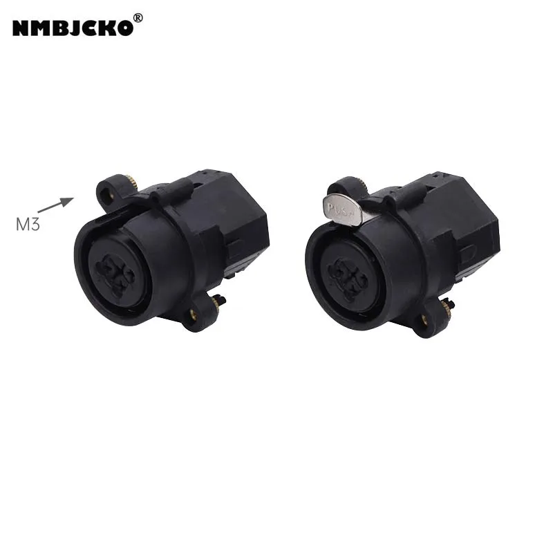 NMBJCKO 4070408 модель 100 шт./лот комбо лист 6 35 Джек стерео гнездо 7 pin xlr шасси d стандарт с