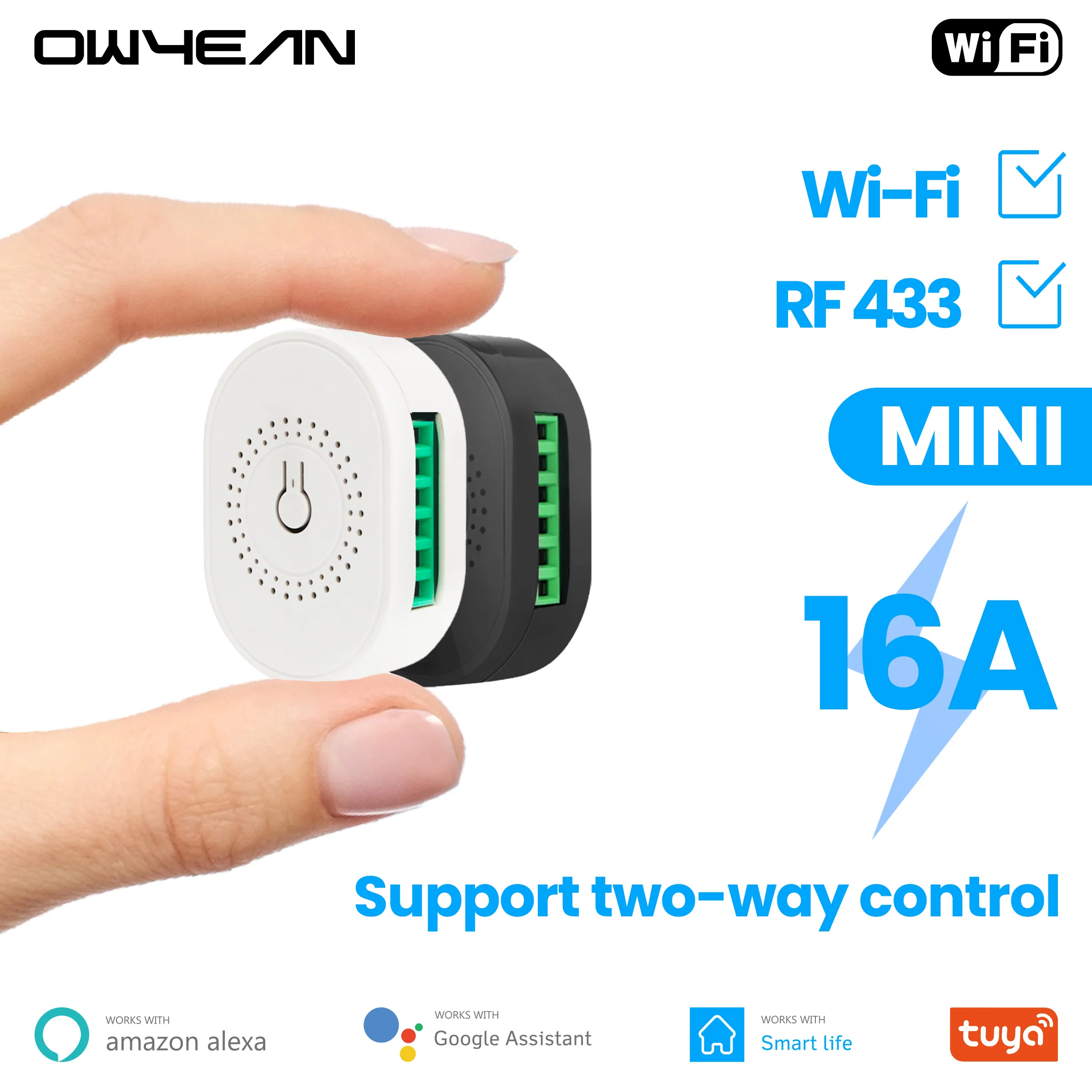 Мини светильник ель света Tuya 16 А Wi-Fi 433 МГц | Электроника