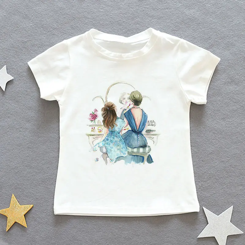Футболки для мальчиков и девочек с надписью «You Protect The World» и надписью «I Protect Your Mother And Me» Красивые Детские футболки в стиле Харадзюку
