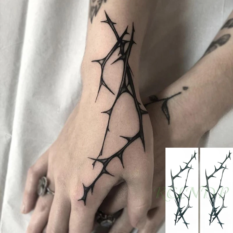 Best Offers Temporary-Tattoo-Sticker Flash Tree-Branch-Design Hand Tatoo-Arm Fake Tatto Waterproof 9YaLQEyj8lM