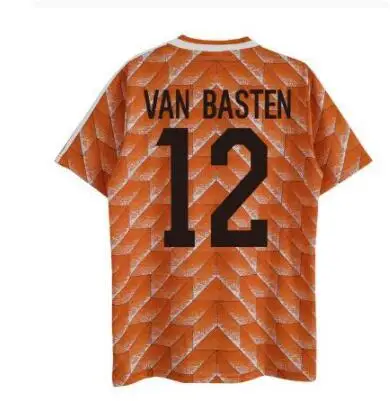 Классическая 1988 Ретро футболка VAN BASTEN 2020 GULLIT Персонализированная #10 | Спорт и