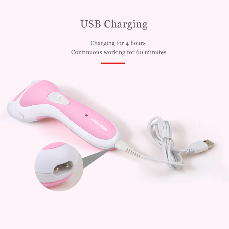 Мини Портативная электронная пилка для ног мощная Машинка педикюра usb зарядка