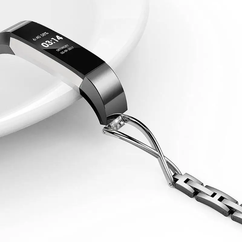 Металлический нержавеющий Браслет Ремешок Замена Для Fitbit Alta ремешок регулируемый ручной браслет Для Fitbit Alta аксессуары