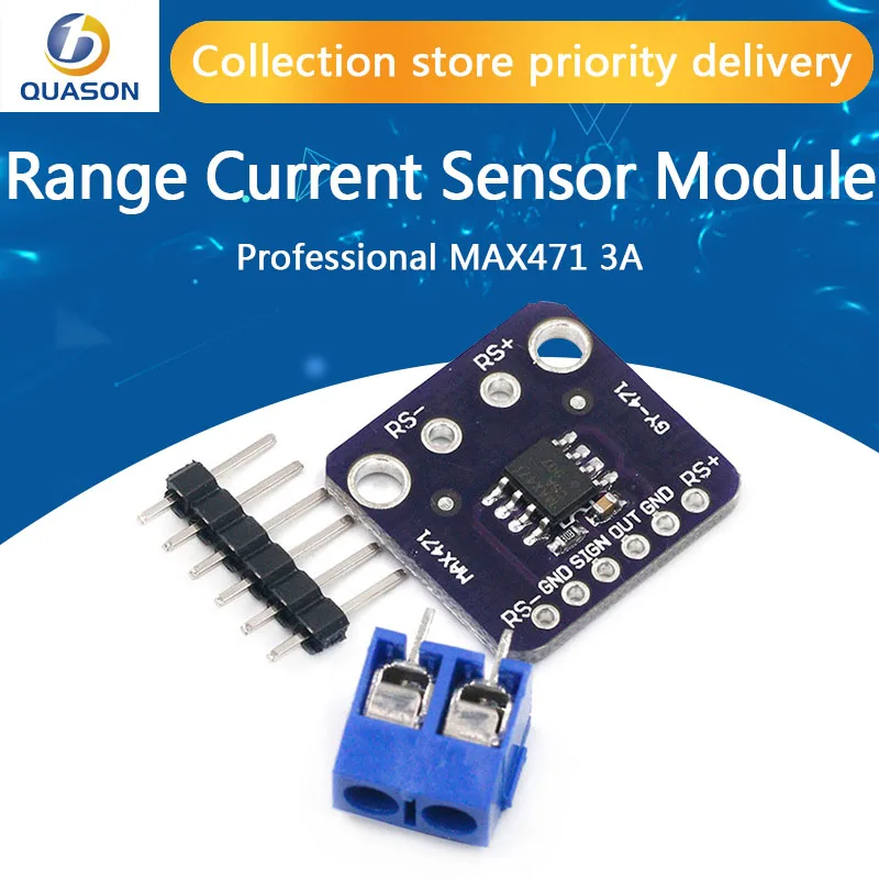 10pcs GY-471 MAX471 3A Range Current Sensor Module Professional | Электронные компоненты и принадлежности