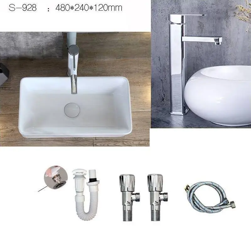 MODEL Q Salle Bain Evier Sobre Encimera De Wastafel сосуд Lavandino Pia Para Fregadero умывальник Lavabo Cuba Banheiro ванная раковина - Цвет: MODEL Q