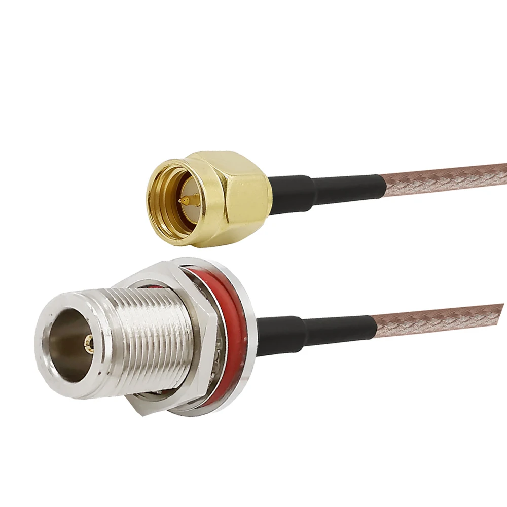 Conector hembra tipo N a macho SMA, Cable Pigtail RG316, de extensión para antena 1 AliExpress Luces e iluminación