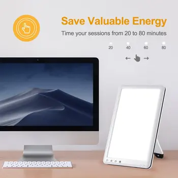 

SAD Lamp Phototherapy Bionic Solar Light Therapy Light Happy Lamp Depression Anti-fatigue Lamp LED physiotherapy