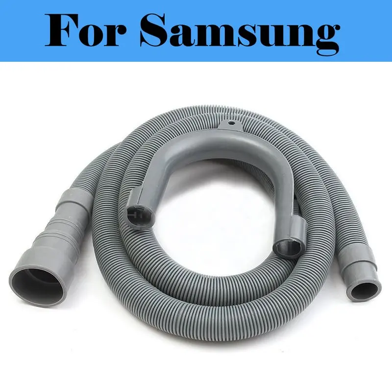 

1.5m Washing Machine Drain Waste Hose Extension Pipe With Bracket Set For Samsung WD80J6410AS/TL WW80J5410GS WT62H2010HV