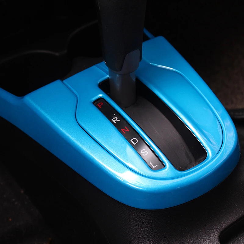 Автомобильная коробка переключения передач панель Крышка для Honda Fit- ABS пластик автомобиля рычаг переключения передач Ручка рамка панель отделка