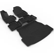 Alfombrilla para TOYOTA RAV4 XA40 XA50 2013-2022, accesorios de alfombra personalizados para todo tipo de clima, resistente al agua y duradero, color negro