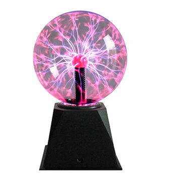 

USB+Battery Powered Magic Plasma Ball Sphere Light 3/4/5/6/8 inch Novelty Glass Ball Night Lamp Desk Ligh Decoration EU/US Plug