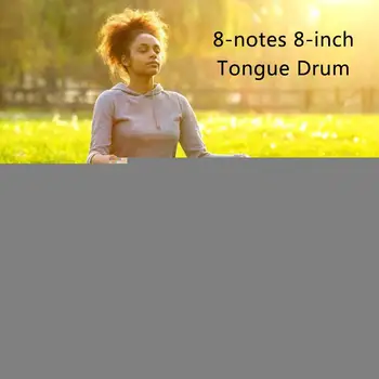 

8-inch 8-note Empty Spirit Drum Steel Tongue Drum C Key Hand Pan Drum With Drum Mallet Carry Bag Percussion Instrument