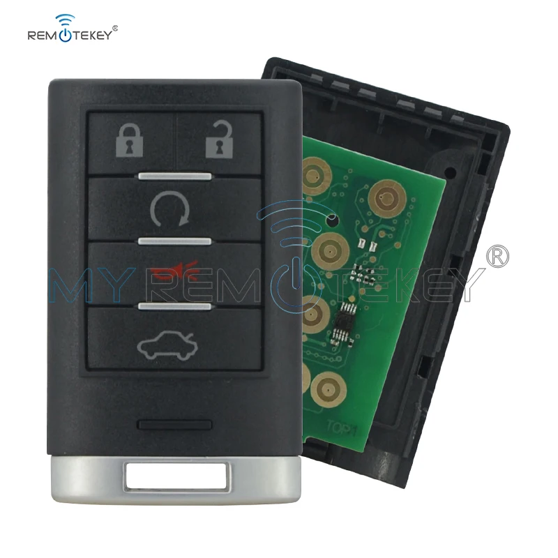 Смарт-брелок Remtekey 25943676 25943677 5 кнопок 315 МГц для Cadillac CTS STS M3N5WY7777A дистанционный ключ