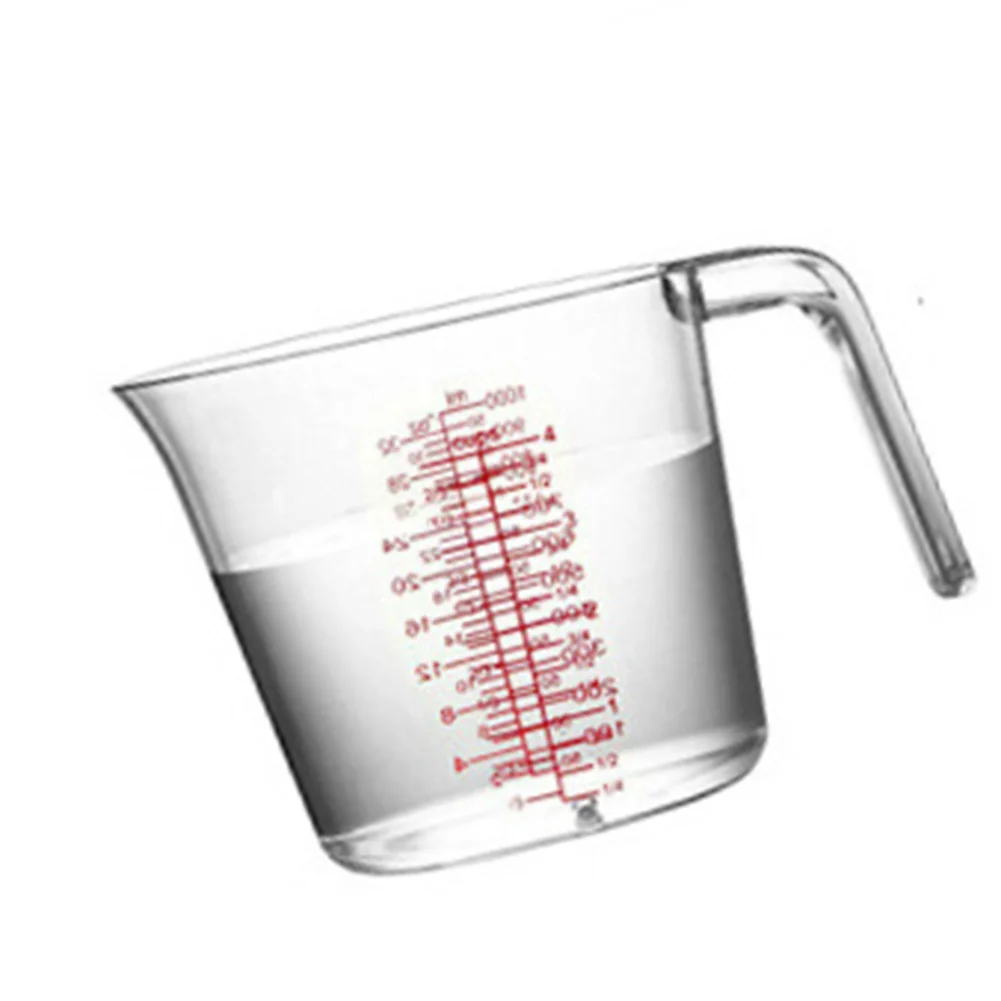 3 шт 250/500/1000 мл кухонный пластиковый мерный стакан воды/сока/молока измерительный кувшин Пластиковая фляга выпечки кулинарные кухонные принадлежности