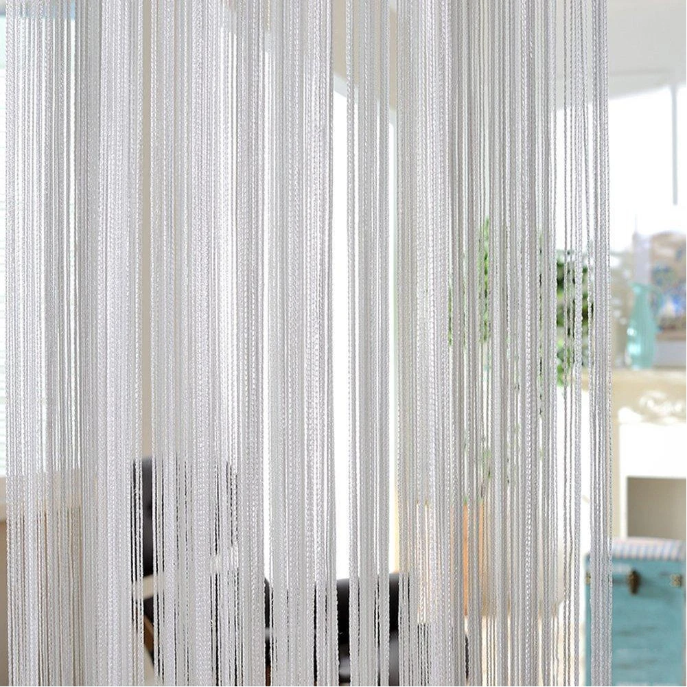 

Fashion String Curtains Patio Fly Screen Fringe Room Divider Door Window