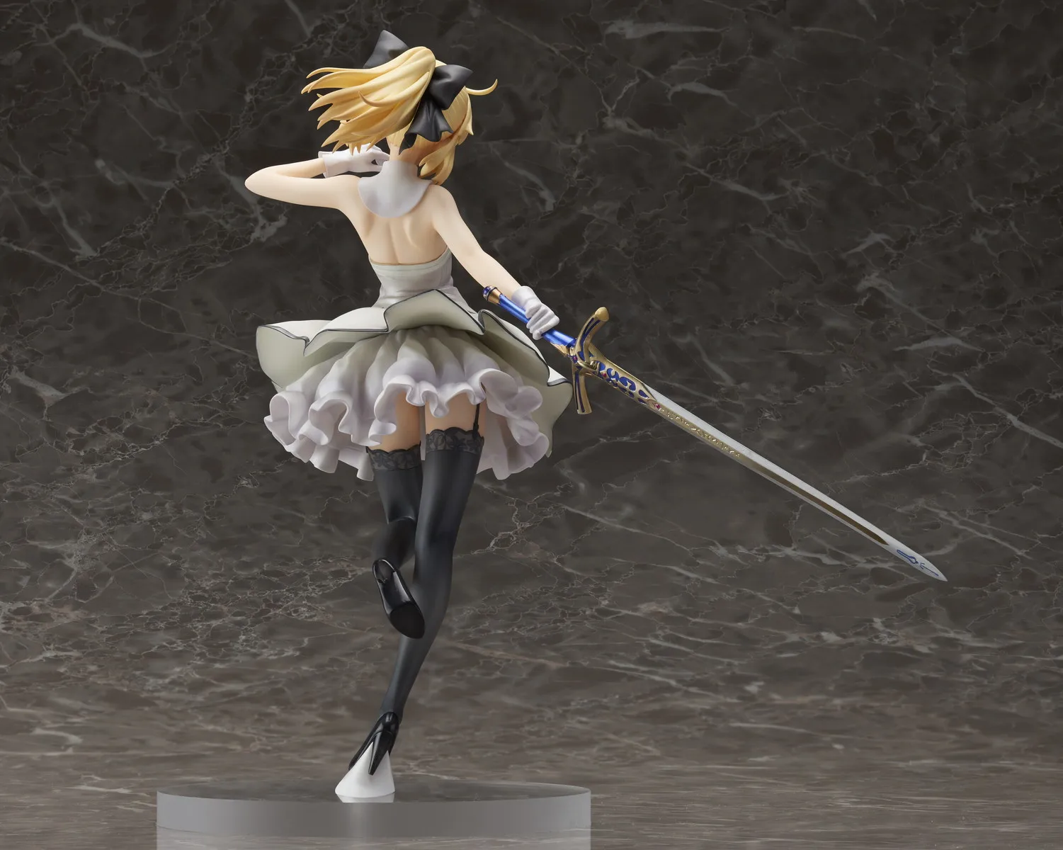 23 см Fate Grand Order Saber Lily Altria Pendragon белое платье Ver 1/7 масштаб предварительно окрашенный ПВХ фигурка модель игрушки Brinquedos