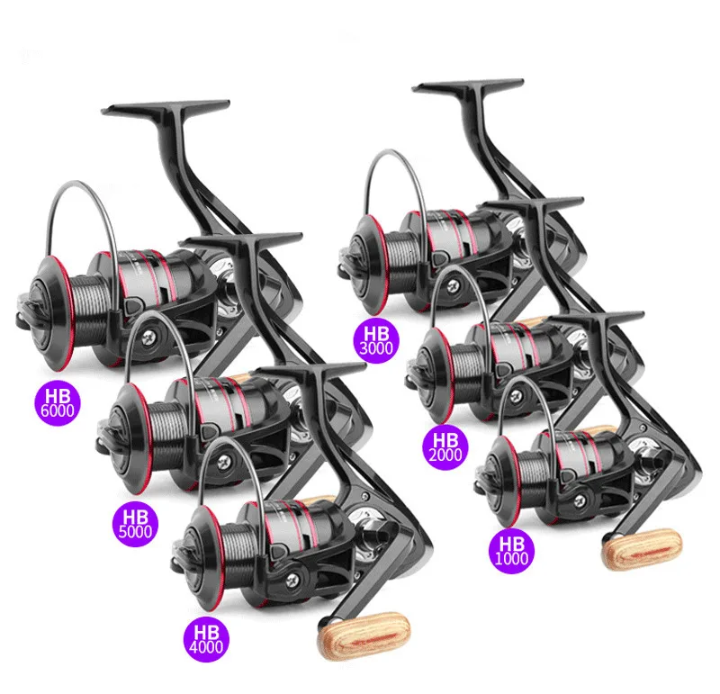Спиннинговая рыболовная Катушка 12BB без зазора HB1000-6000 цельнометаллическое колесо 8 кг спиннинговая катушка для щуки 5,2: 1 высокоскоростное колесо для ловли карпа