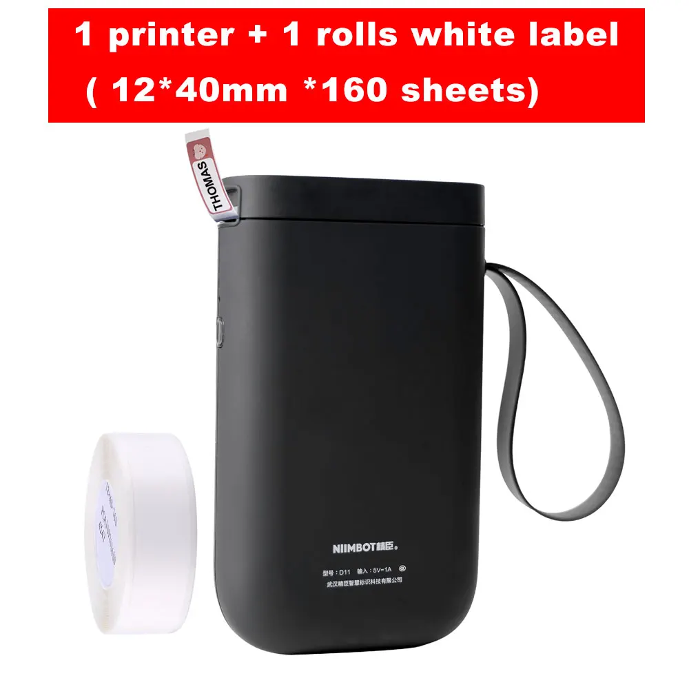 Niimbot D11 Wireless label printer Portable BT Thermal Label Printer Home Use Office Fast Printing Printer 