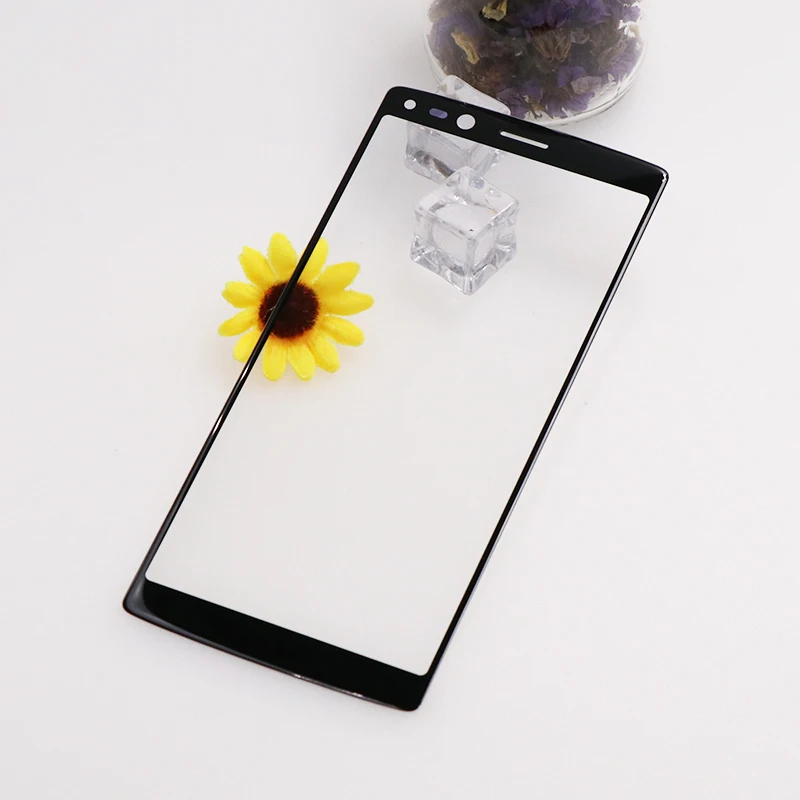 Для Doogee Mix 2 Сенсорная панель Высокое качество Запасные части Передняя стеклянная панель дигитайзер стекло Для Doogee Mix 2 телефон+ Инструменты - Цвет: Черный