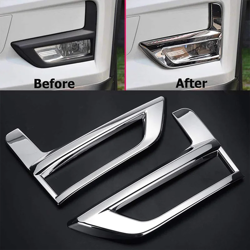 

Front Fog Light Lamp Cover Chrome Bumper Reflector Accessories for 2017 Nissan Rogue X-Trail T32 Facelift Xtrail