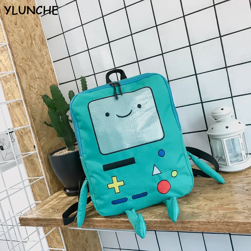 

Japan And South Korea Cute Cartoon Cute Adventure Time Backpacks Funny Personality Stereo Student Bag Large Capacity Travel Bag