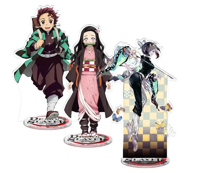 Японское аниме фигурка демона Slayer: Kimetsu no Yaiba Kamado Tanjirou Kamado Nezuko Косплей акриловый стенд фигурка модель стол