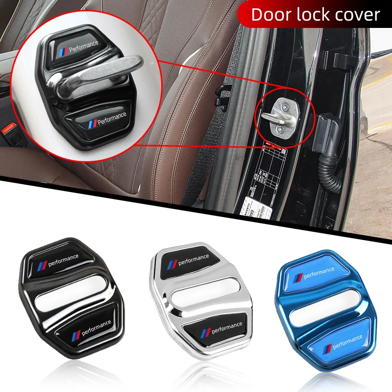 4 шт. аксессуары для BMW 1 2 3 5 7 серии X1X2X3X4X5X6G20 G30 G11 G12 защитные чехлы из нержавеющей