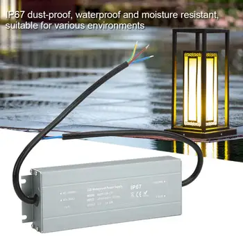 

100-240VAC IP67 Waterproof Switch Power Supply LED Driver Transformer HRUW-60W-12V